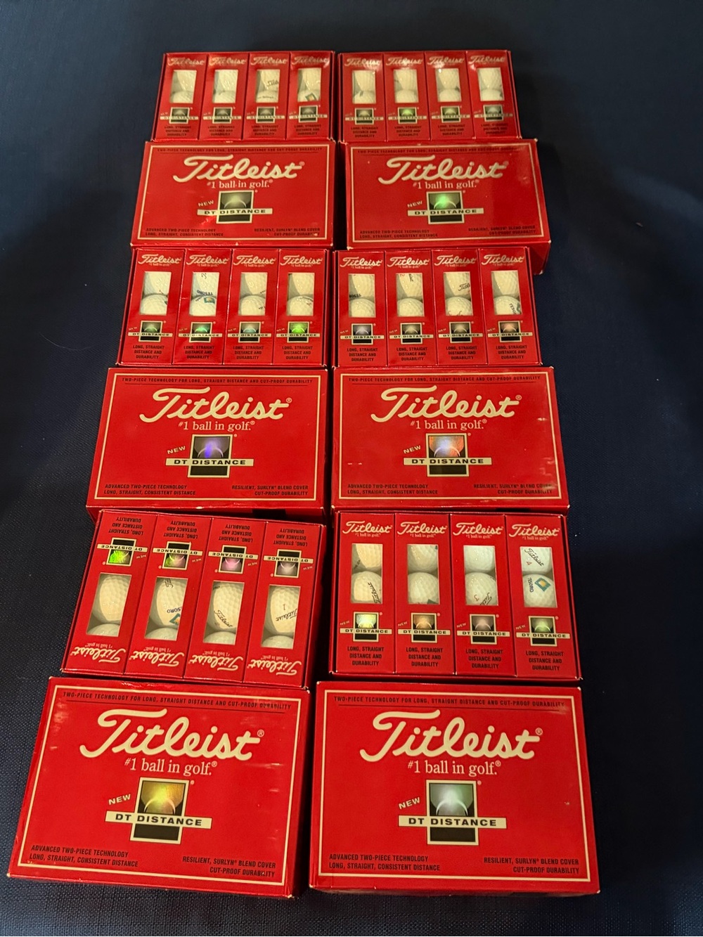 Titleist DT Distance Golf Balls Titleist golf balls 6 dozen brand new